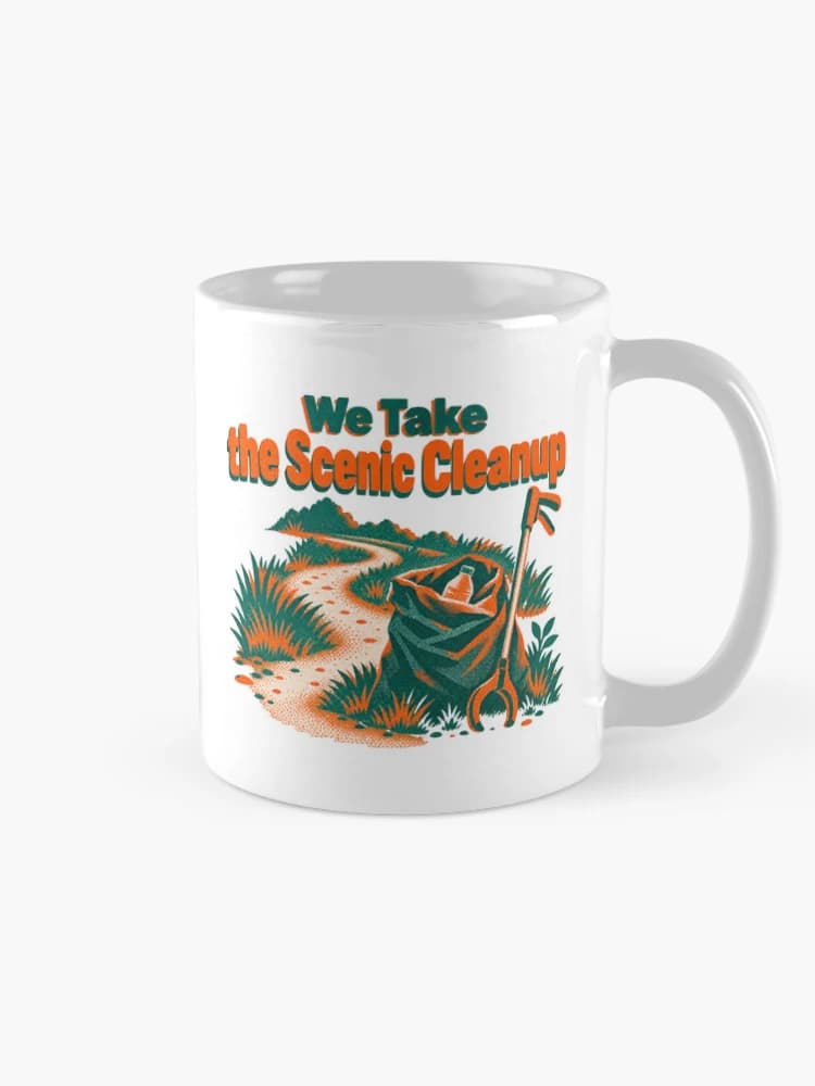 We Take the Scenic Cleanup Community Litter Picking on a Mug