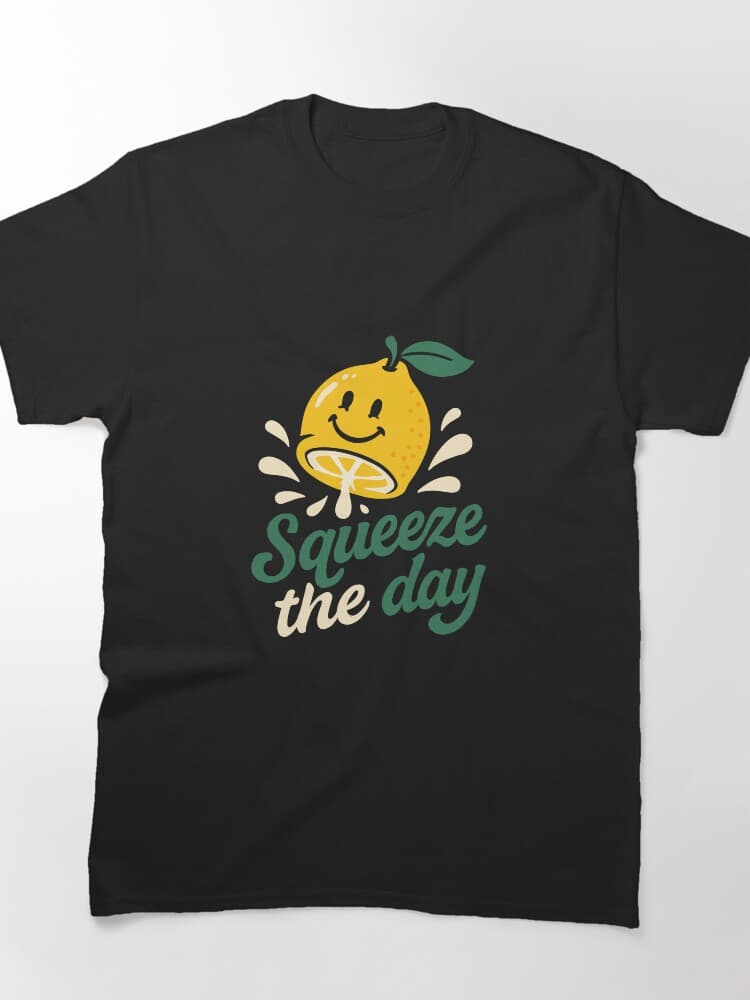 Whimsical Lemon Graphic Tee for Food Lovers and Positivity Seekers