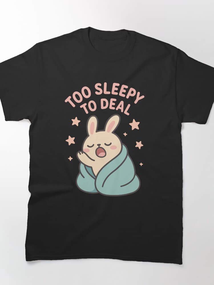 Sleepy Bunny Graphic
