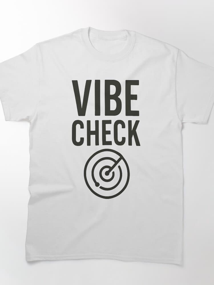 Fun Vibe Check Radar Design Unisex Apparel for Trendsetters
