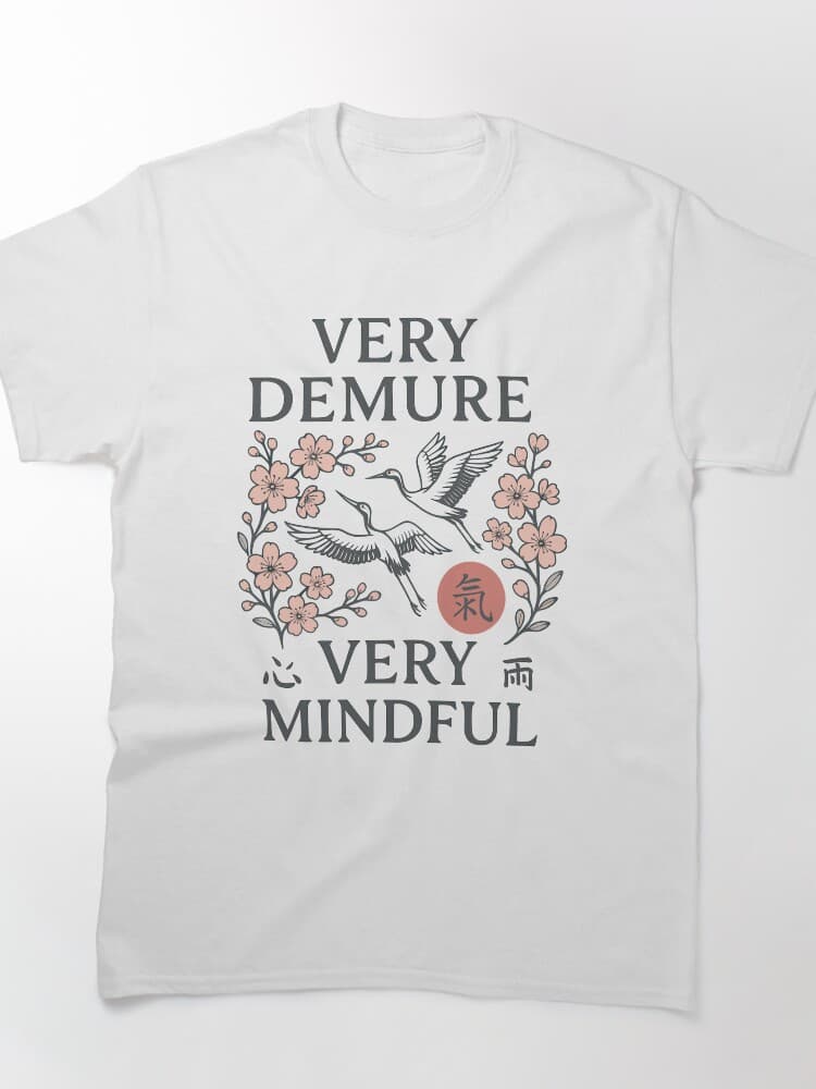 Demure And Mindful Cranes