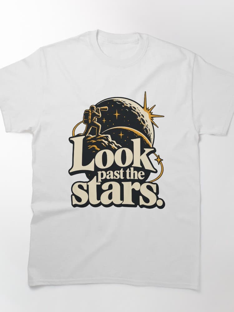 Look Past the Stars Astronaut Design