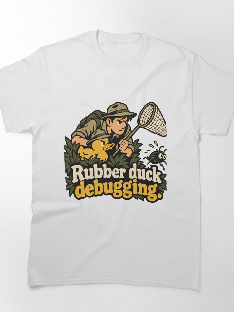 Rubber Duck Debugging Bug Hunter Graphic