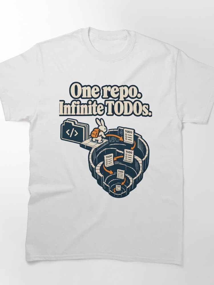One Repo Infinite TODOs Rabbit Explorer Graphic