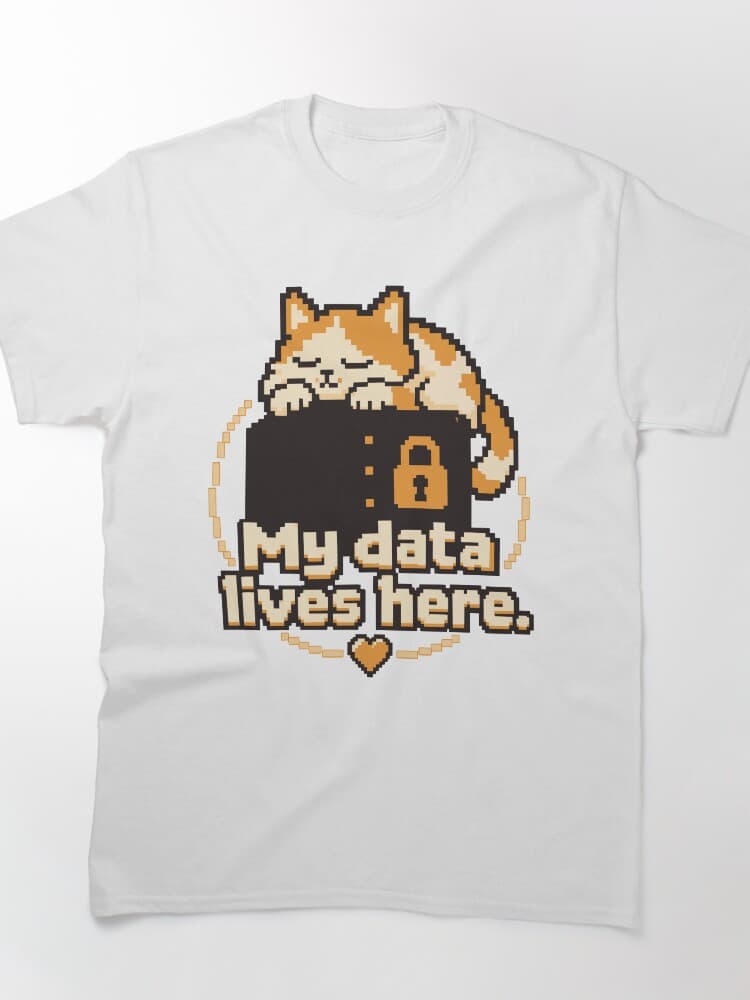My Data Lives Here Pixel Art