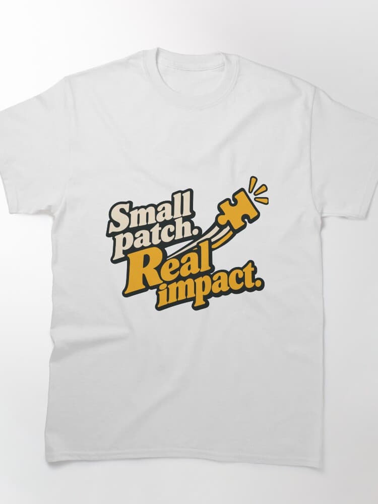 Small Patch, Real Impact Graphic