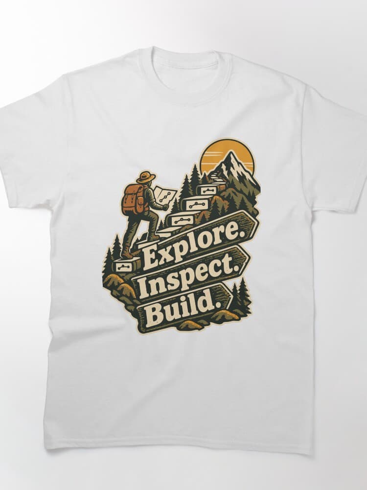 Explore Inspect Build Repository Expedition Graphic