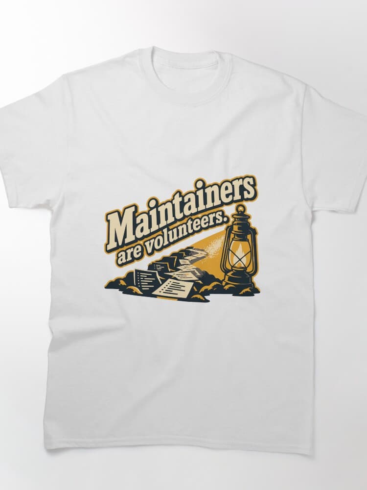 Maintainers Are Volunteers Lantern Design
