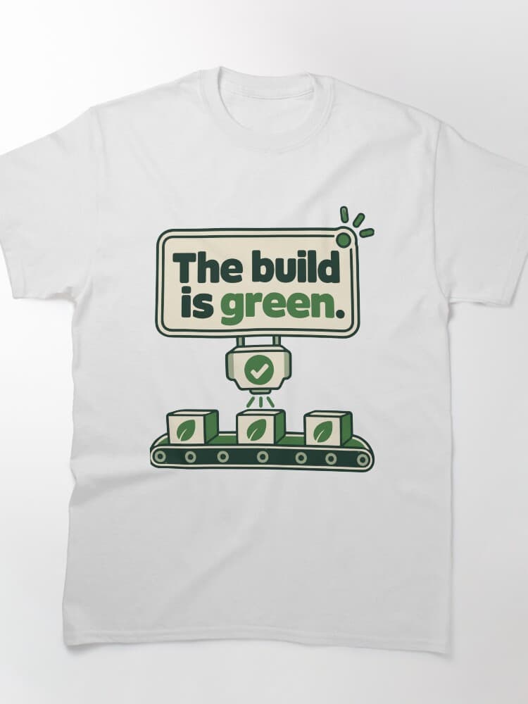 The Build Is Green CI/CD Status Card