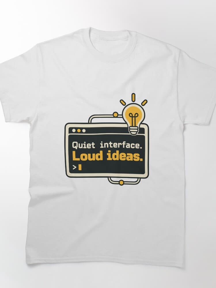 Quiet Interface Loud Ideas Minimal UI Design