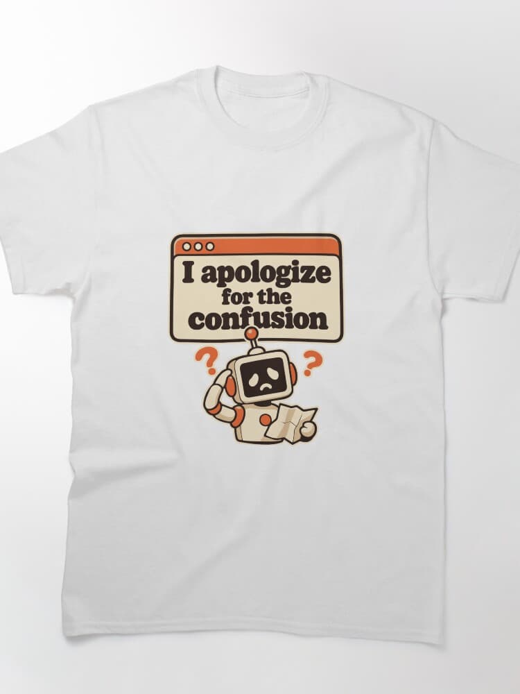 I Apologize for the Confusion | AI Error Humor