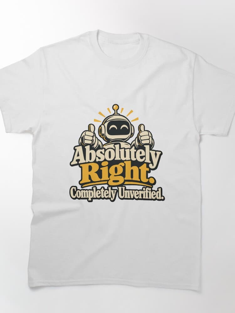Absolutely Right, Completely Unverified AI Humor – Bugs, Tests and Hallucinations design