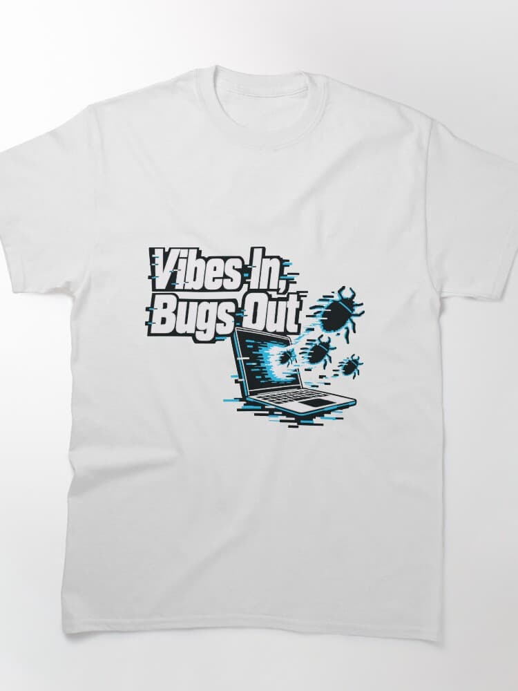Vibes In, Bugs Out Glitch Laptop Design – Context, Prompts and Vibe design