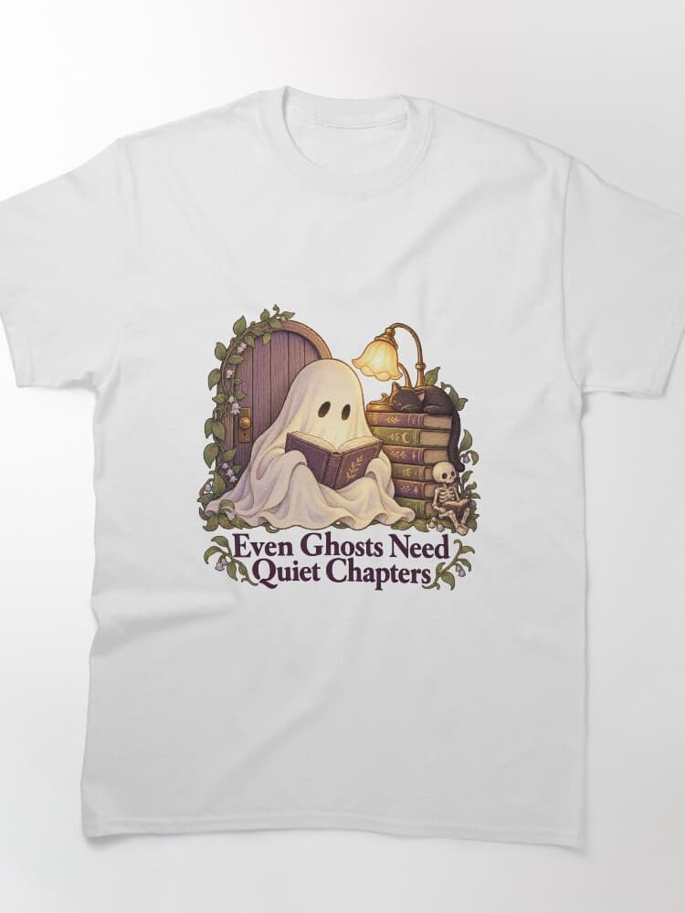 Even Ghosts Need Quiet Chapters Cozy Ghost Reading Nook design