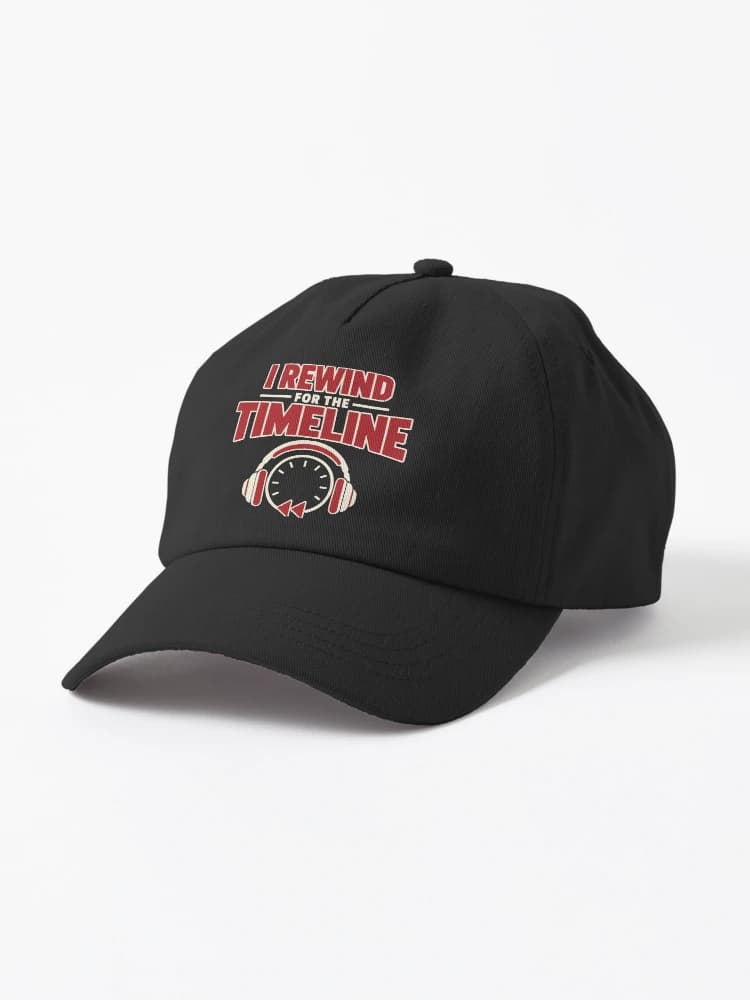 I Rewind for the Timeline True Crime Podcast Listener Humor on a Hat