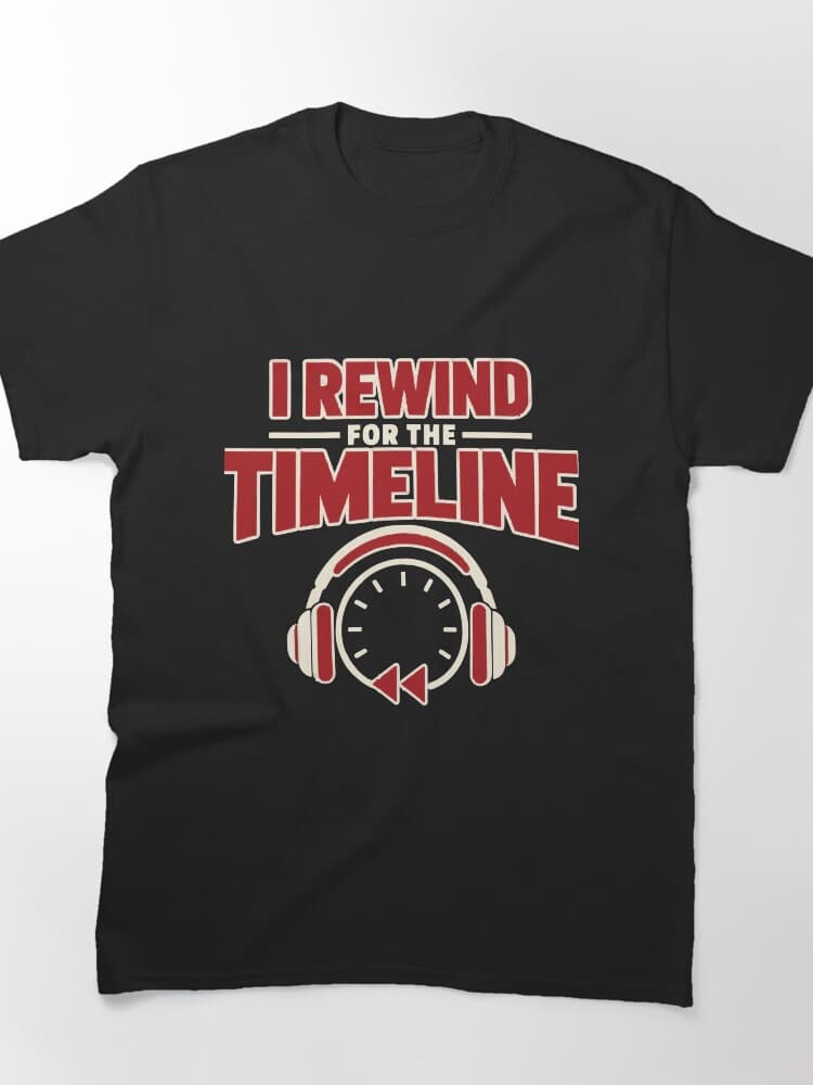I Rewind for the Timeline True Crime Podcast Listener Humor – Holidays and Festivals design