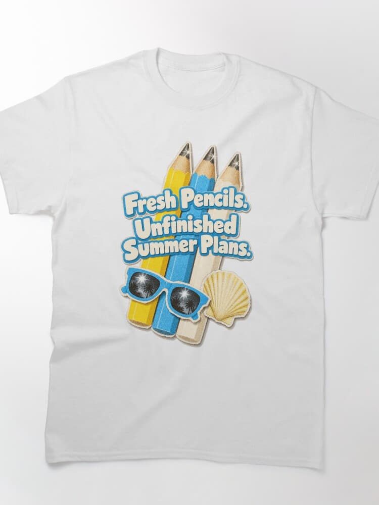 Fresh Pencils Unfinished Summer Plans Back To School Collage – Back to School design