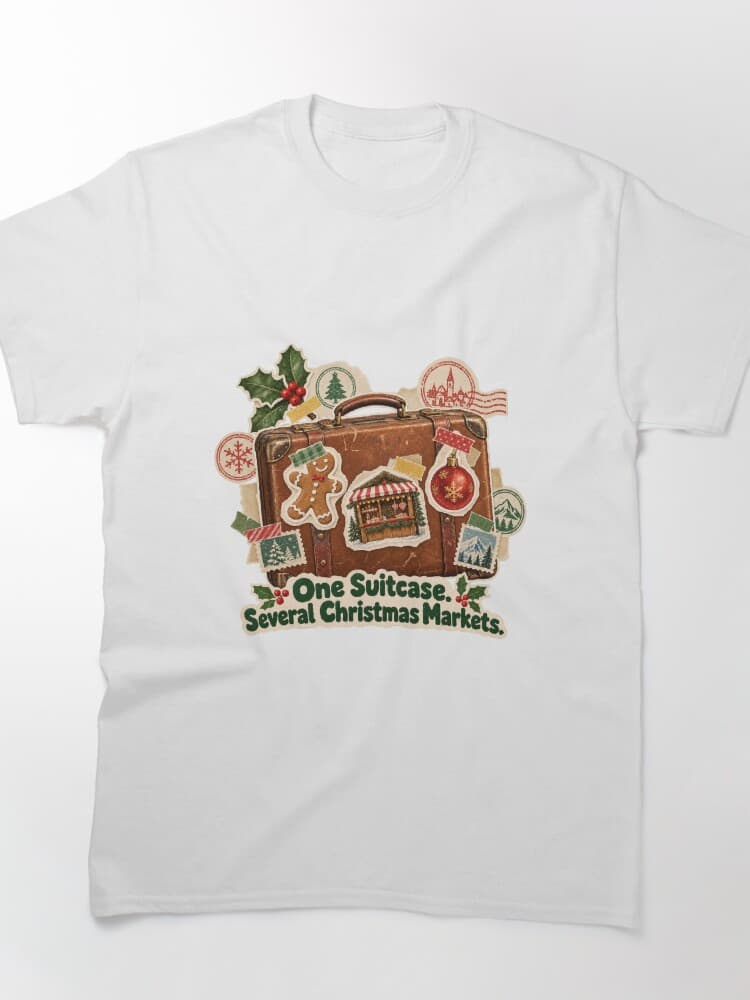 One Suitcase Several Christmas Markets Travel Scrapbook Collage – Travel and Trips design