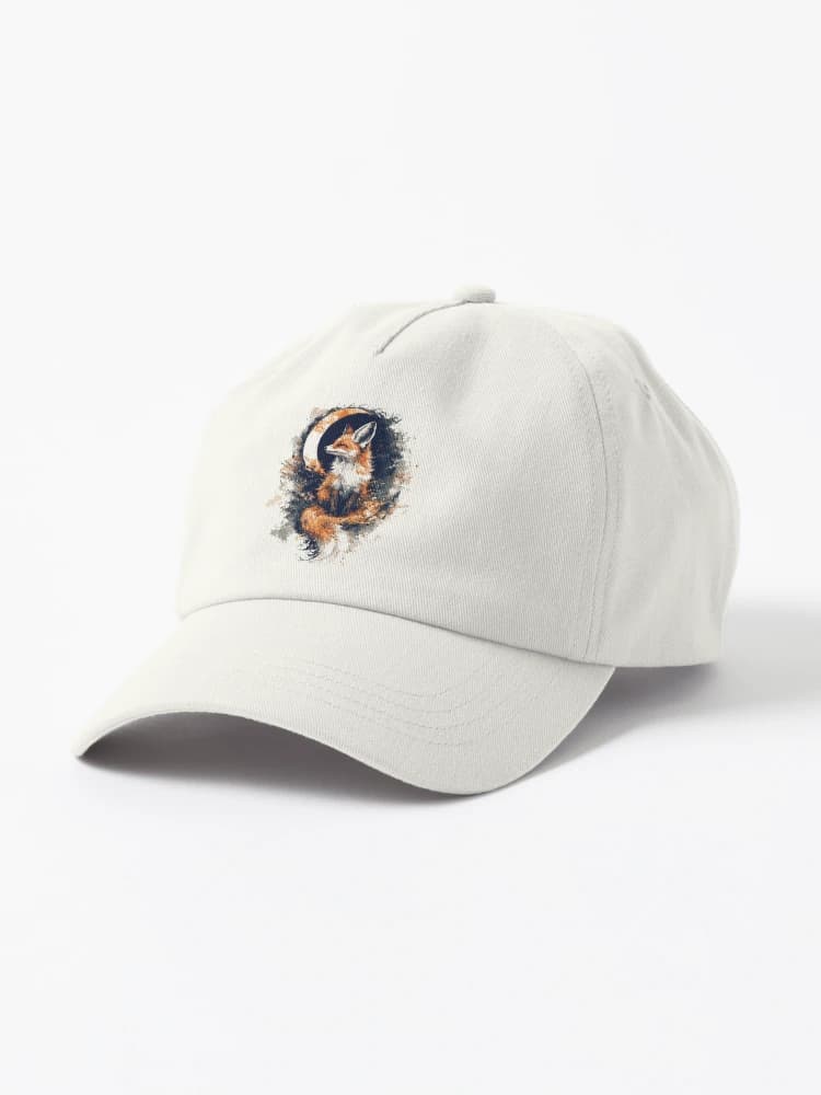 Fennec Fox Illustration Desert Animal Lover Artwork on a Hat
