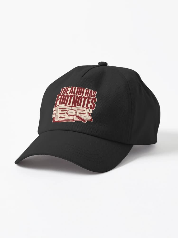The Alibi Has Footnotes True Crime Detective Humor on a Hat