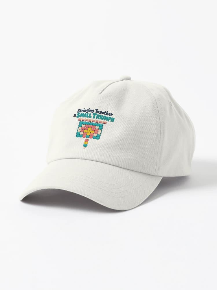 Stringing Together a Small Triumph Pony Bead Craft Humor on a Hat