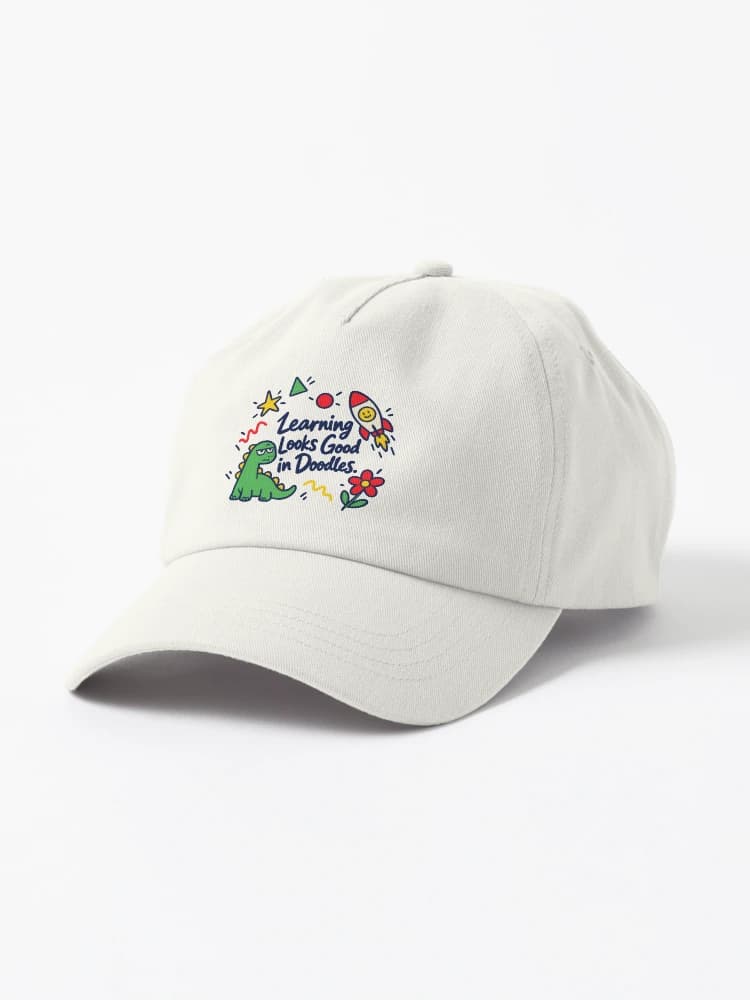 Learning Looks Good in Doodles Back to School Kid Humor on a Hat
