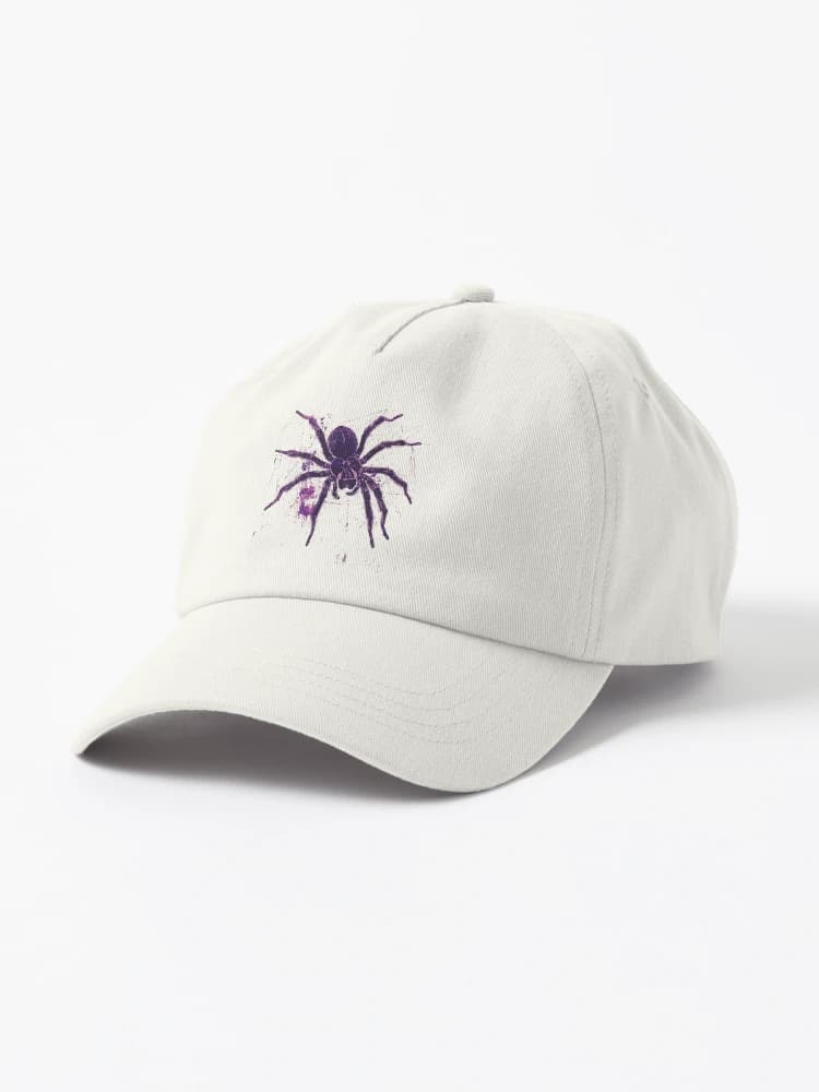 Vintage Tarantula Spider Distressed Grunge Arachnid Art on a Hat
